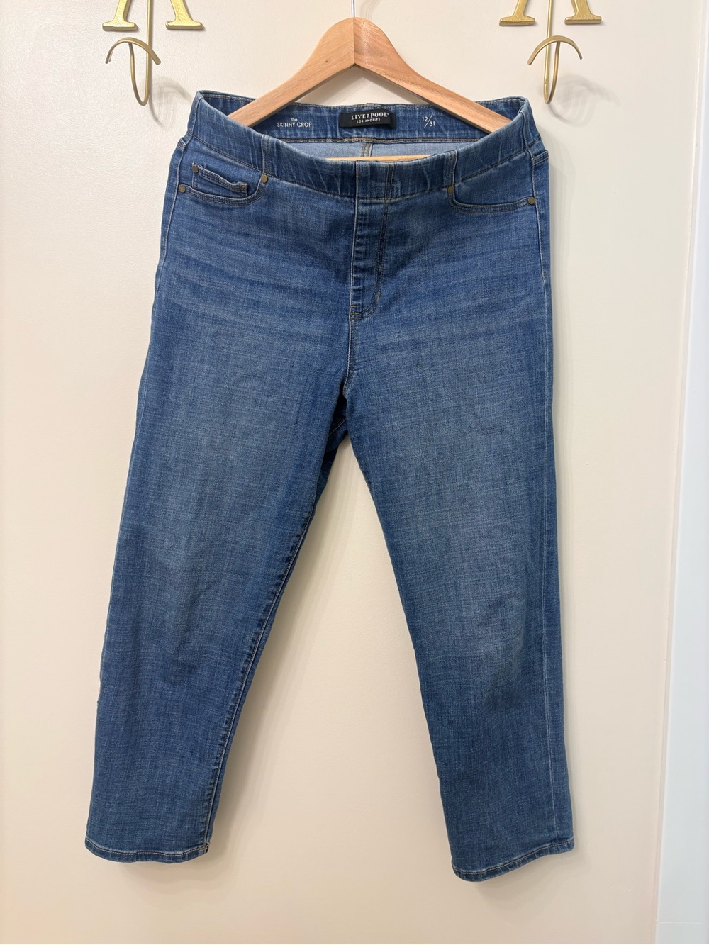 Liverpool “the skinny crop” Ankle Pull-On Jeans